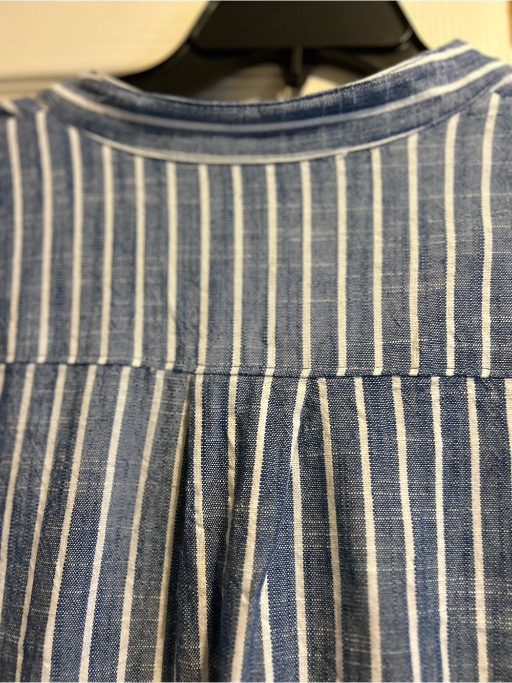 Anne Klein Navy & White Striped Dress sz16 - Picture 5 of 6